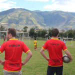 Sport volunteer work South-America