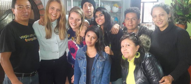 Amanda Günther volunteering at Local Dreamers