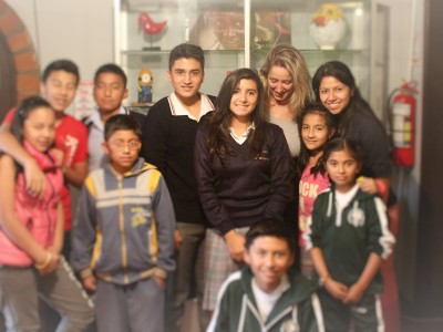 English student in Ecuador about her experience with our volunteer work