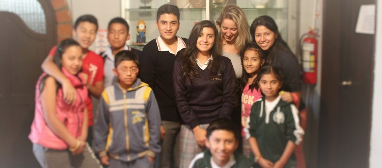 English student in Ecuador about her experience with our volunteer work
