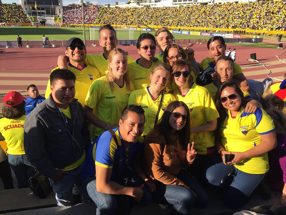 Foto vrijwilligers Ecuador-Peru