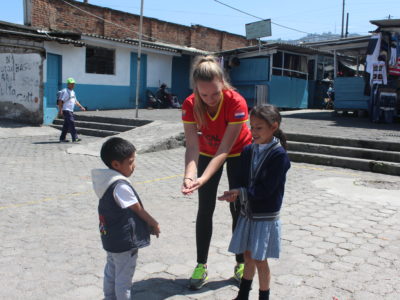 Volleybal pilot in Quito
