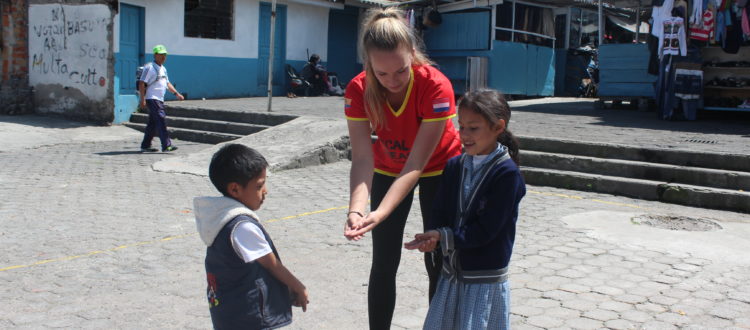 Volleybal pilot in Quito